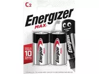 Een Energizer batterijen Max C, blister van 2 stuks koop je bij ShopXPress