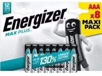 Een Energizer batterijen Max Plus AAA, blister van 8 stuks koop je bij ShopXPress