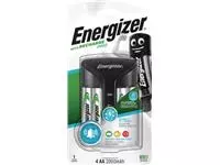 Een Energizer batterijlader Pro Charger, inclusief 4 x AA batterij, op blister koop je bij ShopXPress