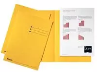 Een Esselte dossiermap geel, karton van 180 g/m², pak van 100 stuks koop je bij ShopXPress