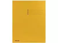 Een Esselte dossiermap geel, pak van 100 stuks koop je bij ShopXPress