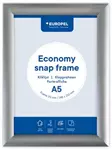 Een Europel clicklijst Economy, lijst 25 mm, ft A5, zilver koop je bij ShopXPress