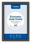 Een Europel clicklijst Economy, lijst 25 mm, ft A3, zwart koop je bij ShopXPress