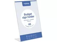 Een Europel folderhouder Budget, met L-voet, ft A5 koop je bij ShopXPress