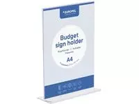 Een Europel folderhouder Budget, met T-voet, ft A4 koop je bij ShopXPress