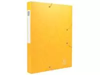 Een Exacompta Elastobox Cartobox rug van 4 cm, geel, kwaliteit 7/10e koop je bij ShopXPress