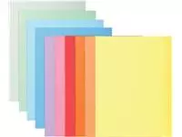 Een Exacompta dossiermap Super 180, voor ft A4, pak van 100 stuks, 10 geassorteerde kleuren koop je bij ShopXPress