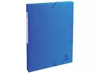 Een Exacompta elastobox Exabox blauw, rug van 2,5 cm koop je bij ShopXPress