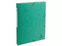 Een Exacompta elastobox Exabox groen, rug van 2,5 cm koop je bij ShopXPress