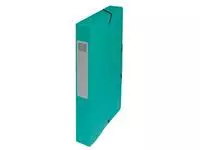 Een Exacompta elastobox Exabox groen, rug van 4 cm koop je bij ShopXPress