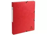Een Exacompta elastobox Exabox rood, rug van 2,5 cm koop je bij ShopXPress