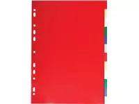 Een Exacompta tabbladen voor ft A4, uit PP 12/100e, 12 tabs, geassorteerde kleuren koop je bij ShopXPress