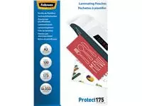 Een Fellowes lamineerhoes Protect175 ft A3, 350 micron (2 x 175 micron), pak van 100 stuks koop je bij ShopXPress