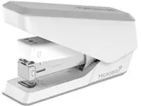 Een FellowesLX840 EasyPress nietmachine, met Microban, half strip, 25 blad, wit koop je bij ShopXPress