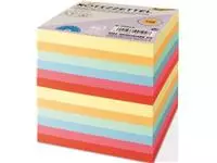 Een Folia Notes, ft 90 x 90 mm, vulling voor memokubus, geassorteerde kleuren koop je bij ShopXPress