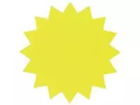 Een Folia etiketten in fluokarton 18 cm fluo geel (sterren) koop je bij ShopXPress