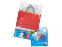 Een Folia papieren kraft zak, 110-125 g/m², geassorteerde kleuren, pak van 7 stuks koop je bij ShopXPress