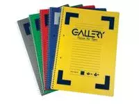 Een Gallery Traditional spiraalschrift ft A4, gelijnd, geassorteerde kleuren, 160 bladzijden koop je bij ShopXPress