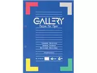 Een Gallery cursusblok, ft A4, 80 g/m², 2-gaatsperforatie, gelijnd, 100 vel koop je bij ShopXPress