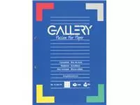 Een Gallery cursusblok, ft A4, 80 g/m², 2-gaatsperforatie, geruit 5 mm, 100 vel koop je bij ShopXPress