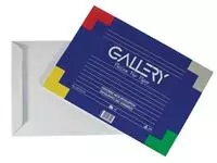 Een Gallery enveloppen ft 229 x 324 mm, gegomd, binnenzijde blauw, pak van 10 stuks koop je bij ShopXPress