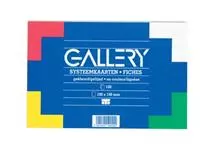 Een Gallery gekleurde systeemkaarten, ft 10 x 15 cm, gelijnd, pak van 120 stuks koop je bij ShopXPress