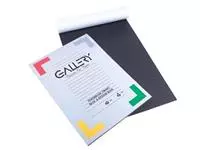 Een Gallery tekenpapier, zwart, ft 24,5 x 34,5 cm, 120 g/m², blok van 20 vel koop je bij ShopXPress