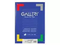 Een Gallery witte etiketten ft 105 x 48 mm (b x h), rechte hoeken, doos van 1.200 etiketten koop je bij ShopXPress