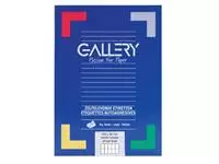Een Gallery witte etiketten ft 105 x 58 mm (b x h), rechte hoeken, doos van 1.000 etiketten koop je bij ShopXPress