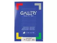 Een Gallery witte etiketten, ft 66 x 33,9, ronde hoeken, doos van 2.400 etiketten koop je bij ShopXPress