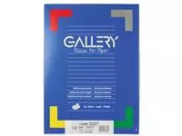 Een Gallery witte etiketten ft 66 x 72 mm (b x h), ronde hoeken, doos van 1.200 etiketten koop je bij ShopXPress