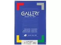 Een Gallery witte etiketten ft 70 x 38 mm (b x h), rechte hoeken, doos van 2.100 etiketten koop je bij ShopXPress