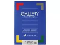 Een Gallery witte etiketten ft 99,1 x 33,9 mm (b x h), ronde hoeken, doos van 1.600 etiketten koop je bij ShopXPress