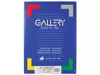 Een Gallery witte etiketten ft 99,1 x 38,1 mm (b x h), ronde hoeken, doos van 1.400 etiketten koop je bij ShopXPress