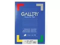Een Gallery witte etiketten ft 99,1 x 67,7 mm (b x h), ronde hoeken, doos van 800 etiketten koop je bij ShopXPress