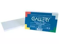 Een Gallery witte systeemkaarten, ft 7,5 x 12,5 cm, effen, pak van 100 stuks koop je bij ShopXPress