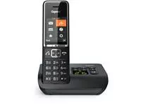 Een Gigaset Comfort 550A DECT draadloze telefoon met antwoordapparaat, zwart koop je bij ShopXPress