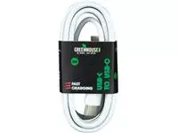 Een Greenmouse kabel, USB-C naar USB-C, 2 m, wit koop je bij ShopXPress