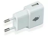 Een Greenmouse oplader USB-A, wit koop je bij ShopXPress