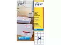 Een Avery J8159-10 adresetiketten ft 63,5 x 33,9 mm (b x h), 240 etiketten, wit koop je bij ShopXPress