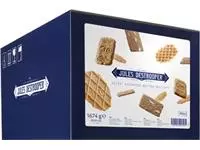 Een Jules Destrooper koekjes, Jules&#39; Assorted Butter Biscuits, doos van 300 stuks koop je bij ShopXPress