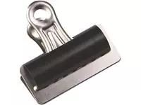 Een Q-CONNECT bulldogclip, zwart, 32 mm, doos van 10 stuks koop je bij ShopXPress
