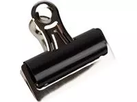 Een Q-CONNECT bulldogclip, zwart, 75 mm, doos van 10 stuks koop je bij ShopXPress