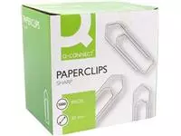 Een Q-CONNECT papierklemmen, 32 mm, doos van 1000 stuks koop je bij ShopXPress