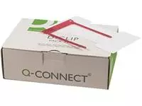 Een Q-CONNECT archiefbinder D-clip, doos van 100 stuks, rood koop je bij ShopXPress