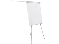 Een Q-CONNECT flipchart, magnetisch, met 2 uitschuifbare papierhouders, grijs koop je bij Supplierz BV