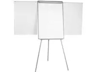 Een Q-CONNECT flipchart, magnetisch, met 2 uitschuifbare papierhouders, grijs koop je bij Supplierz BV