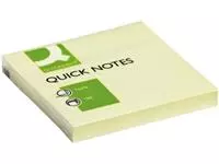 Een Q-CONNECT Quick Notes, ft 76 x 76 mm, 100 vel, geel koop je bij ShopXPress