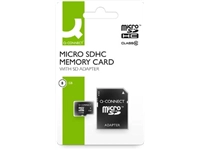 Een Q-CONNECT microSD geheugenkaart, met SD-adaptor, 8 GB koop je bij ShopXPress