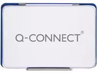 Een Q-CONNECT stempelkussen, ft 90 x 55 mm, blauw koop je bij ShopXPress